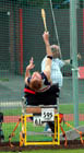 Stephen Miller (Gateshead Harriers) taking part in the club, Gateshead Tartan Games